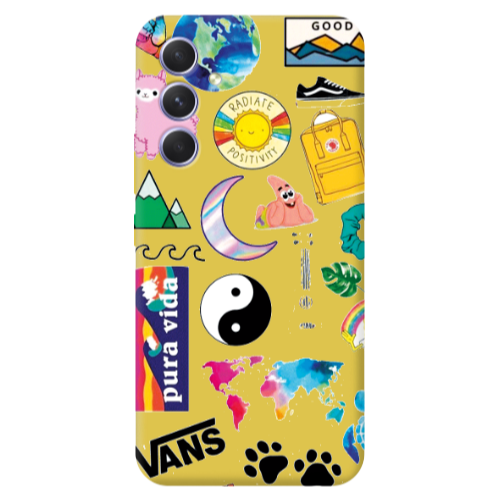 Samsung A36 Vans Yellow Colored Silicone TPU Θήκη