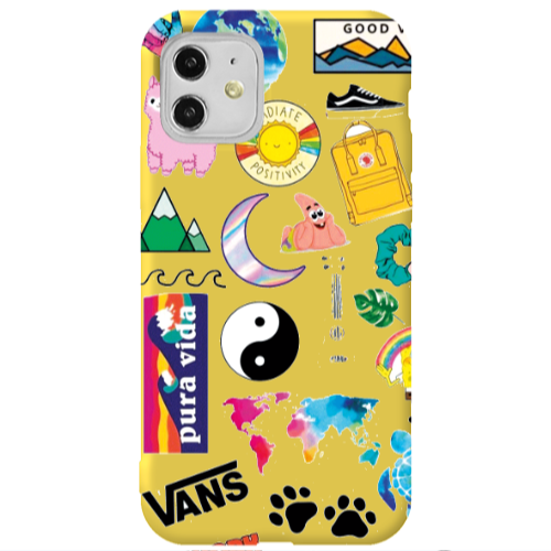 Apple iPhone 11  Vans Yellow Colored Silicone TPU Θήκη