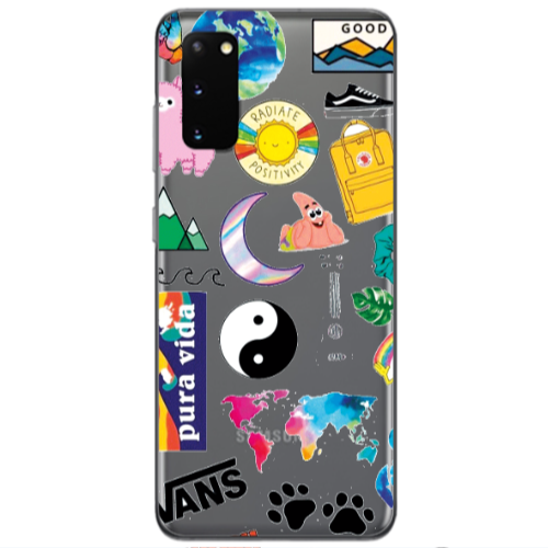 Samsung S20 Vans Transparent Silicone TPU Θήκη