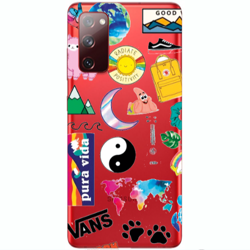 Samsung S20 FE Vans Transparent Silicone TPU Θήκη