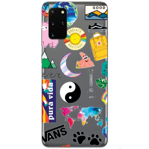 Samsung S20 Plus Vans Transparent Silicone TPU Θήκη