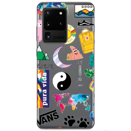 Samsung S20 Ultra Vans Transparent Silicone TPU Θήκη