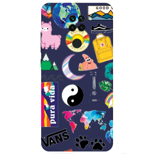 Xiaomi Redmi Note 9 Vans Dark blue Colored Silicone TPU Θήκη