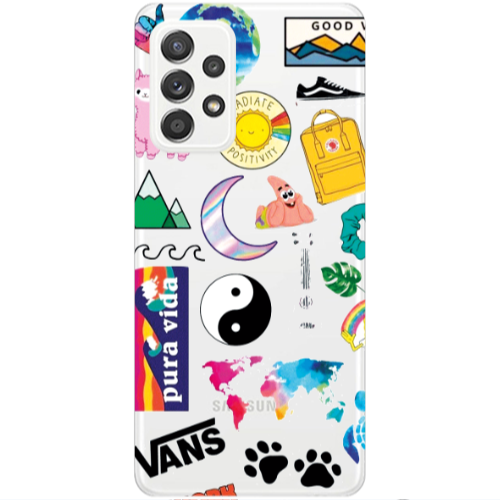 Samsung A33 Vans Transparent Silicone TPU Θήκη