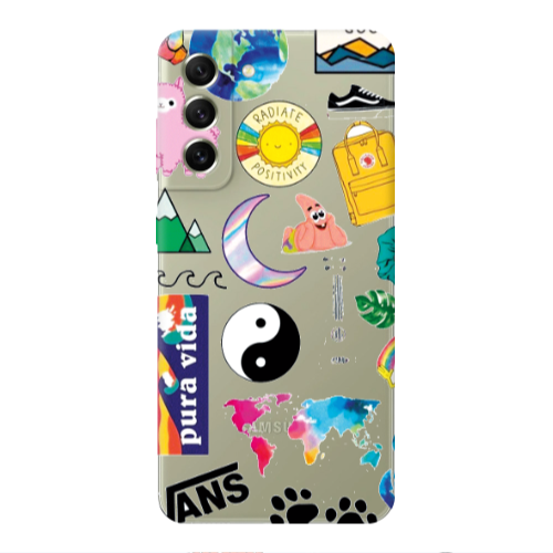 Samsung S22 Vans Transparent Silicone TPU Θήκη