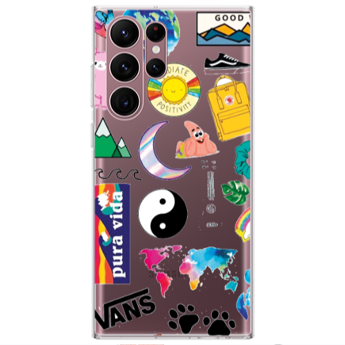 Samsung S22 Ultra Vans Transparent Silicone TPU Θήκη