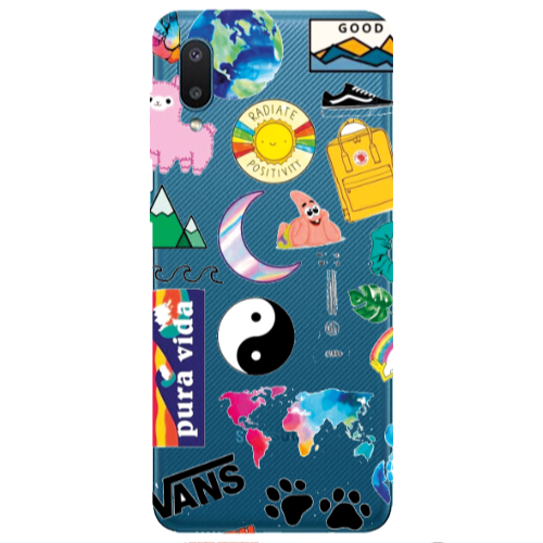 Samsung A02 Vans Transparent Silicone TPU Θήκη