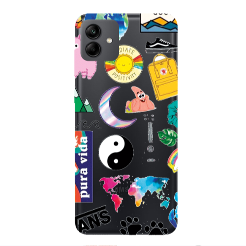 Samsung A04 Vans Transparent Silicone TPU Θήκη