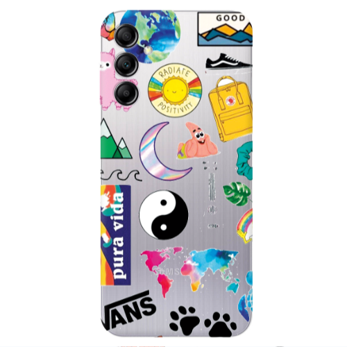 Samsung A24 Vans Transparent Silicone TPU Θήκη