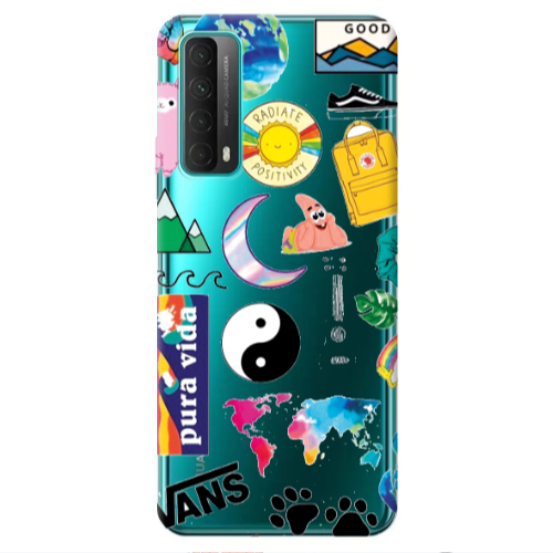 Huawei P Smart 2021 Vans Transparent Silicone TPU Θήκη