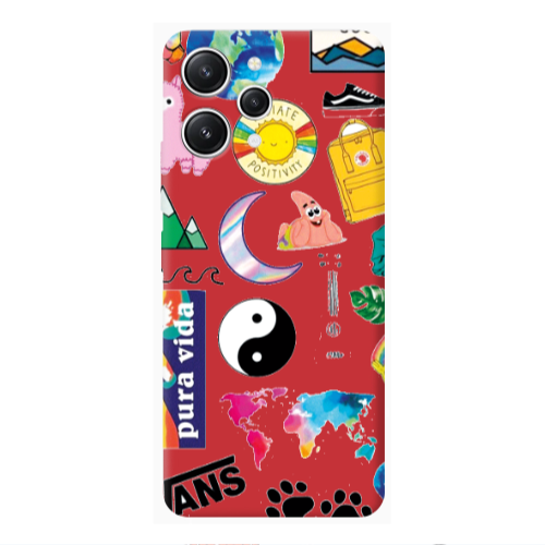 Xiaomi Redmi 12 Vans Red Colored Silicone TPU Θήκη