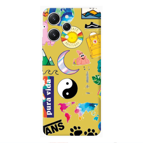 Xiaomi Redmi 12 Vans Yellow Colored Silicone TPU Θήκη