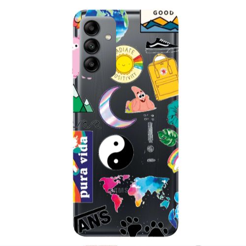 Samsung A13 5G Vans Transparent Silicone TPU Θήκη