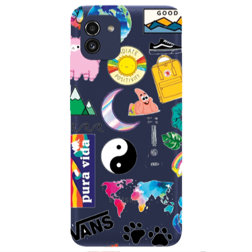 Samsung A03 Vans Transparent Silicone TPU Θήκη