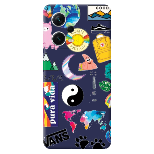 Xiaomi Poco X5 Vans Dark blue Colored Silicone TPU Θήκη