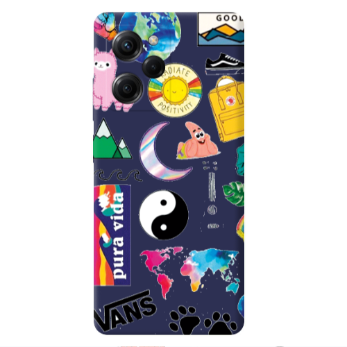 Xiaomi Poco X5 Pro Vans Dark blue Colored Silicone TPU Θήκη