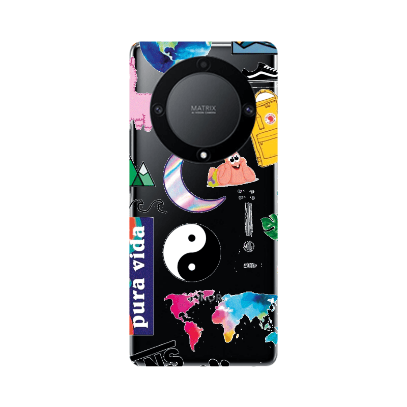 Honor Magic5 Lite 5G Vans Transparent Silicone TPU Θήκη
