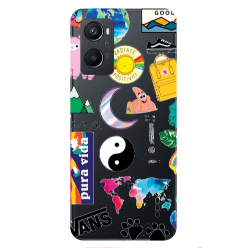 Oppo A 96 Vans Transparent Silicone TPU Θήκη