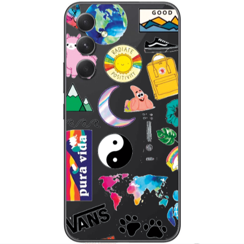 Samsung Galaxy A25 Vans Transparent Silicone TPU Θήκη