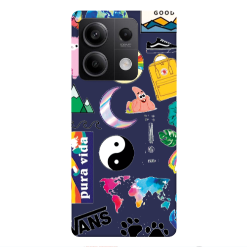 Xiaomi Redmi Note 13 5G Vans Dark blue Colored Silicone TPU Θήκη