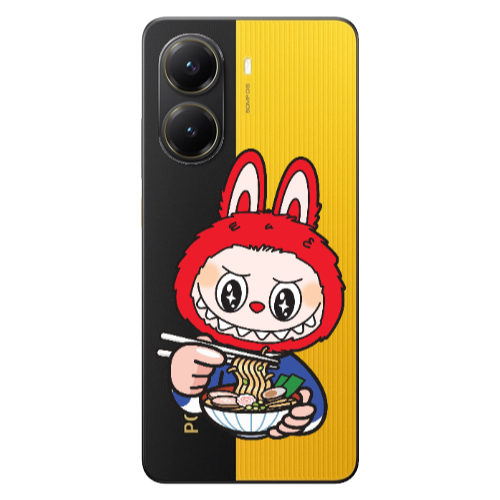 Xiaomi Poco X7 Pro Labubu 1 Transparent Silicone TPU Θήκη
