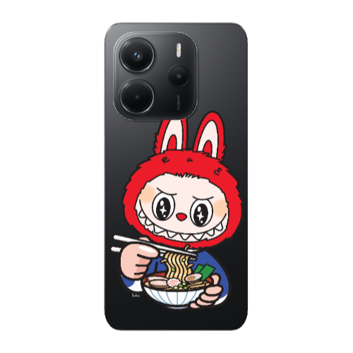 Xiaomi Redmi Note 14 Labubu 1 Transparent Silicone TPU Θήκη