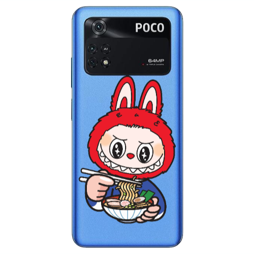 Xiaomi Poco M4 Pro 4G Labubu 1 Transparent Silicone TPU Θήκη