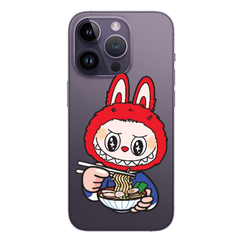 Apple iPhone 14 Pro Max Labubu 1 Transparent Silicone TPU Θήκη