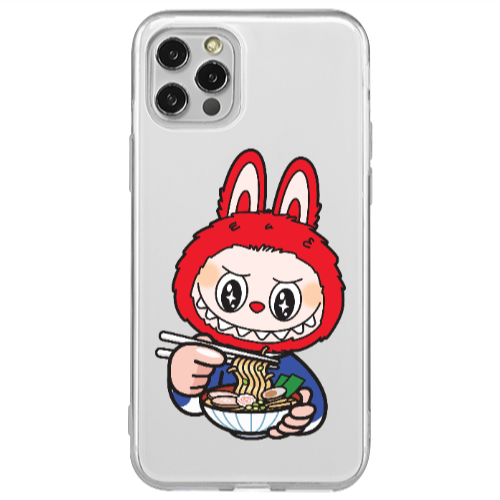 Apple iPhone 12 Pro Labubu 1 Transparent Silicone TPU Θήκη