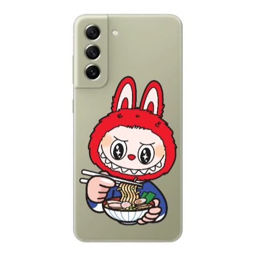 Samsung S21 PLUS Labubu 1 Transparent Silicone TPU Θήκη