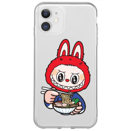 Apple iPhone 12 Mini Labubu 1 Transparent Silicone TPU Θήκη