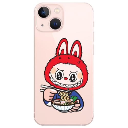 Apple iPhone 13 Mini Labubu 1 Transparent Silicone TPU Θήκη
