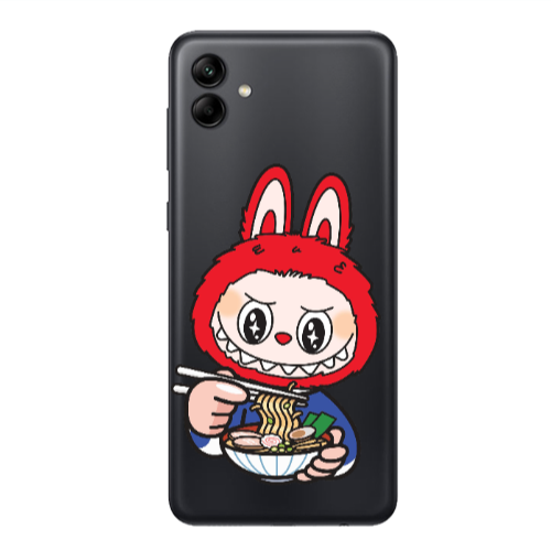 Samsung A04 Labubu 1 Transparent Silicone TPU Θήκη