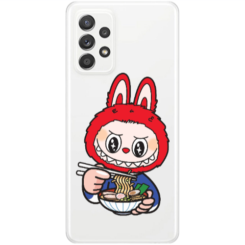 Samsung A23 Labubu 1 Transparent Silicone TPU Θήκη