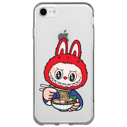 Apple iPhone SE 2020 Labubu 1 Transparent Silicone TPU Θήκη
