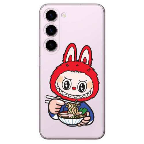 Samsung S23 Plus Labubu 1 Transparent Silicone TPU Θήκη