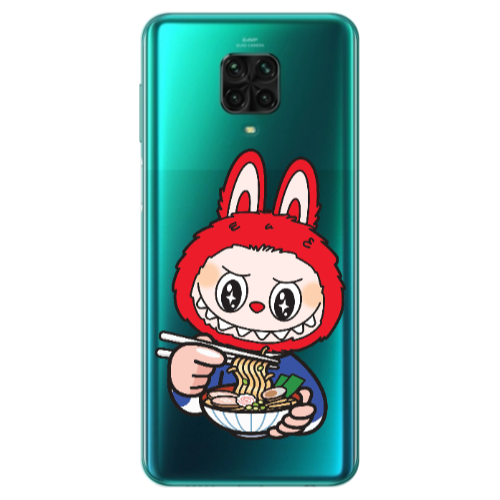 Xiaomi Redmi Note 9S Labubu 1 Transparent Silicone TPU Θήκη