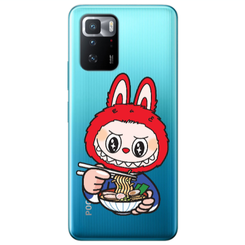 Xiaomi Poco X3 GT Labubu 1 Transparent Silicone TPU Θήκη