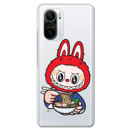 Xiaomi Poco F3 Labubu 1 Transparent Silicone TPU Θήκη