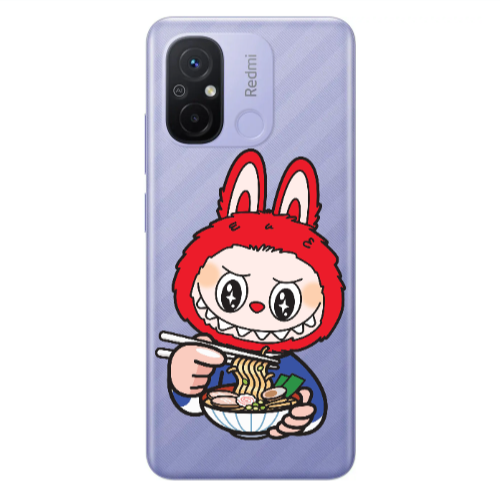 Xiaomi Redmi 12C Labubu 1 Transparent Silicone TPU Θήκη