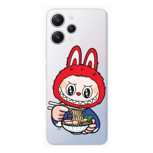 Xiaomi Redmi 12 Labubu 1 Transparent Silicone TPU Θήκη