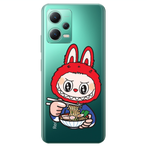 Xiaomi Redmi Note 12 Pro Plus 5G Labubu 1 Transparent Silicone TPU Θήκη