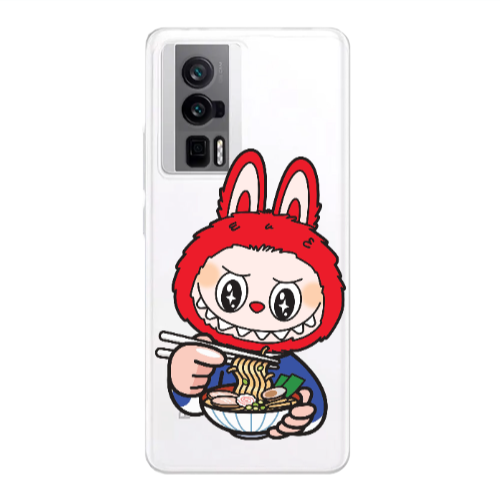 Xiaomi Poco F5 Pro Labubu 1 Transparent Silicone TPU Θήκη