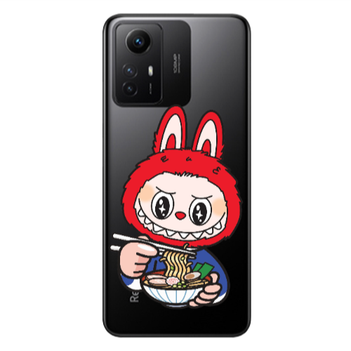Xiaomi Redmi Note 12s Labubu 1 Transparent Silicone TPU Θήκη