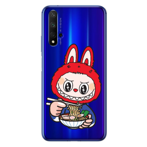 Huawei Nova 5 T Labubu 1 Transparent Silicone TPU Θήκη