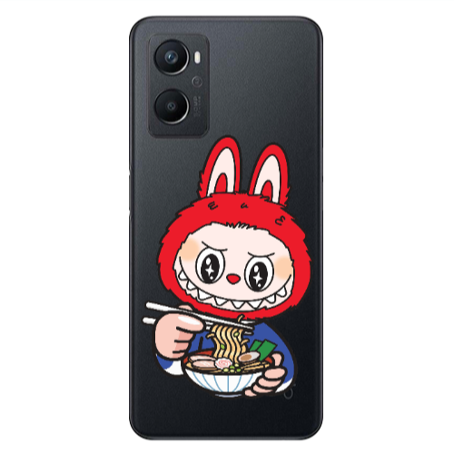 Oppo A 96 Labubu 1 Transparent Silicone TPU Θήκη