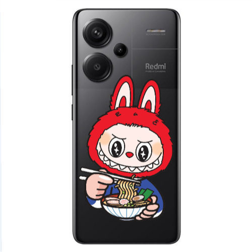 Xiaomi Redmi Note 13 Pro+ 5G  Labubu 1 Transparent Silicone TPU Θήκη