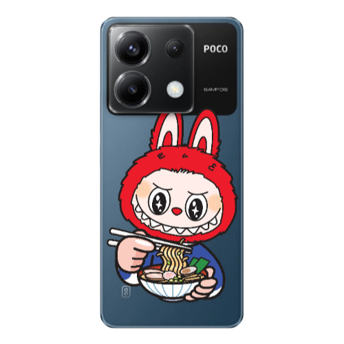 Xiaomi Poco X6 5G Labubu 1 Transparent Silicone TPU Θήκη