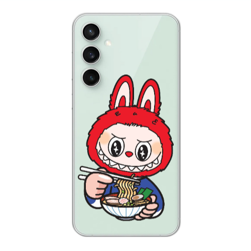Samsung S24 Plus Labubu 1 Transparent Silicone TPU Θήκη