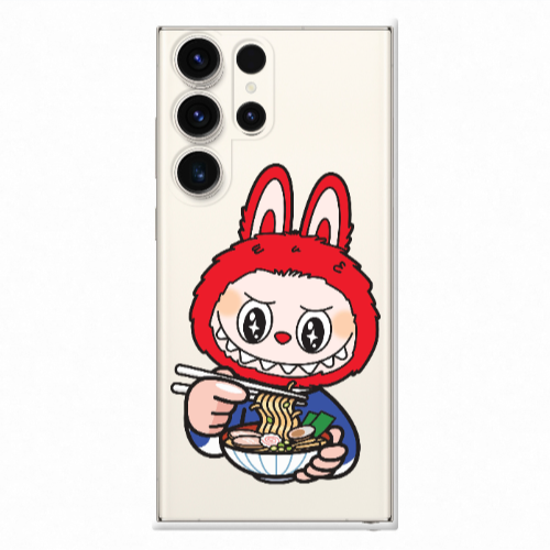 Samsung S24 Ultra Labubu 1 Transparent Silicone TPU Θήκη